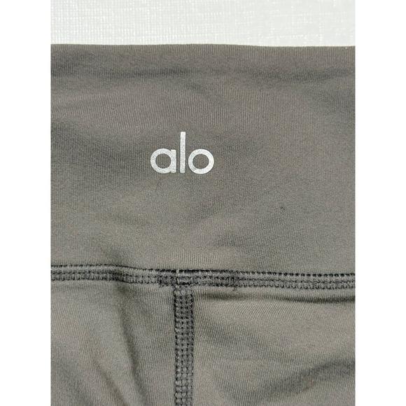 Alo Yoga High Waist Moto Leggings Charcoal Grey Size S - Picture 5 of 10